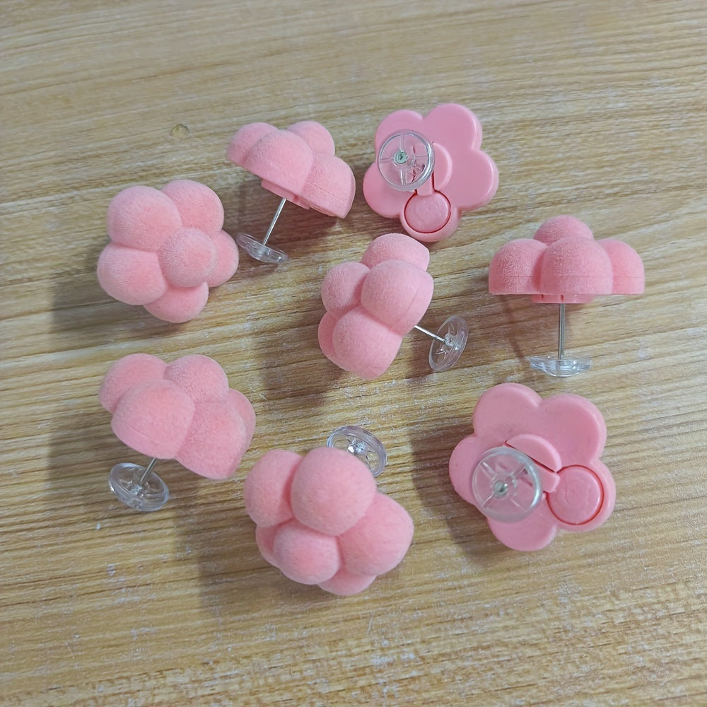 16 Pcs Reusable Velvet Bed Sheet Straps Non-Slip Bedding Holders Pink White