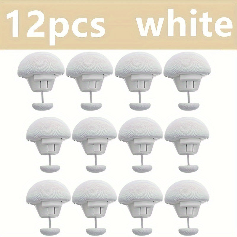 Multifunctional Mushroom Shape Curtain Clips for Quilts and Sheets Reusable and Easy to Use