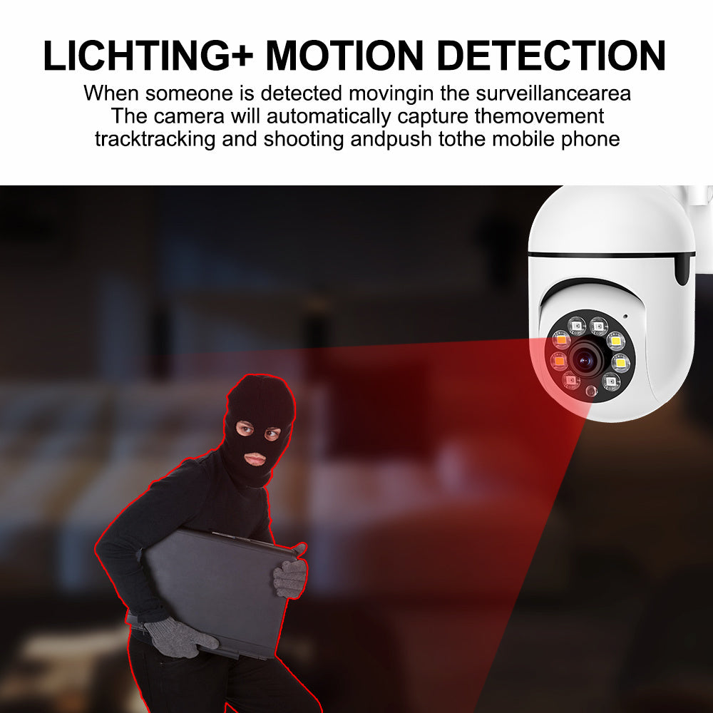 Wireless Security Camera System 1080P HD Indoor 2 Pack with Night Vision Two-Way Audio Pan Tilt Zoom