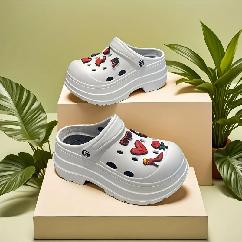 Women's Platform Sandals Cushioned EVA Soles Open-Toe Summer Shoes