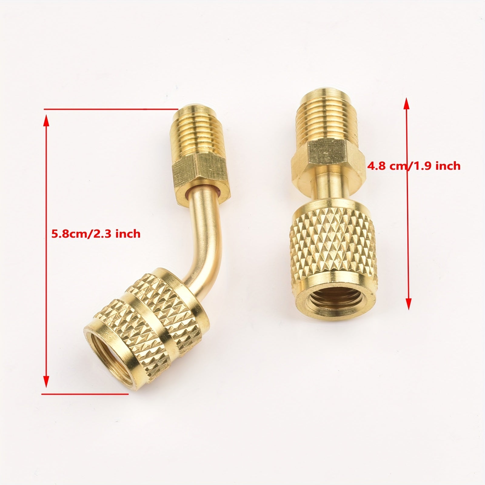 Quick Connect Fittings for R410A 1/4" SAE Male to 5/16" SAE Female HVAC Refrigeration