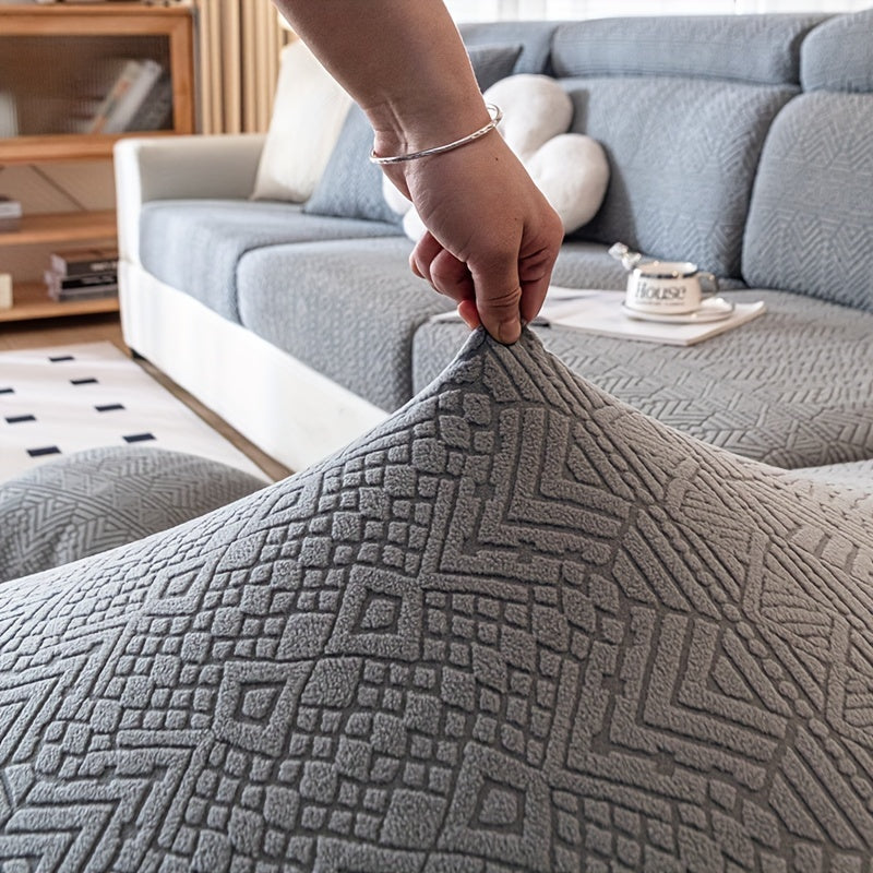 Boho Elastic Sofa Cover Pet-Friendly Machine Washable Fits Various Sizes
