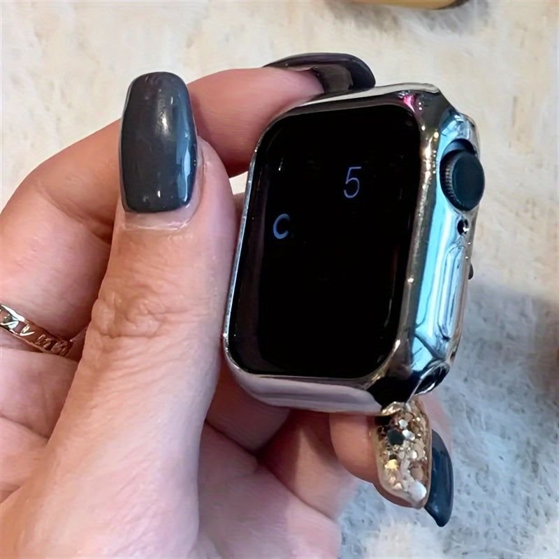 TPU Screen Protector Case for Apple Watch Series 10 9 8 7 6 5 4 3 Shockproof Cover High Definition Touchscreen Compatible