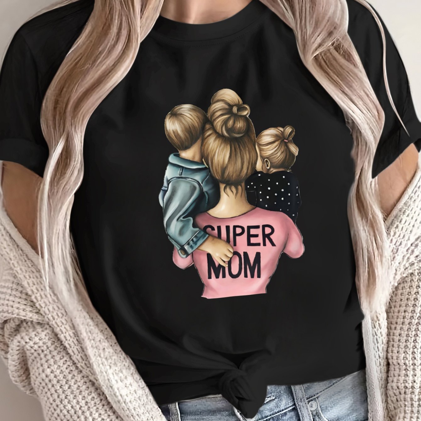 Camiseta suelta para mujer de gran tamaño, transpirable, casual, de manga corta, para verano