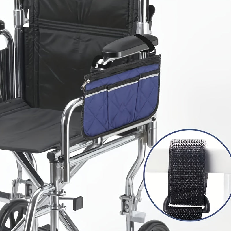 Universal Wheelchair Walker Stroller Storage Bag with Carrying Handle