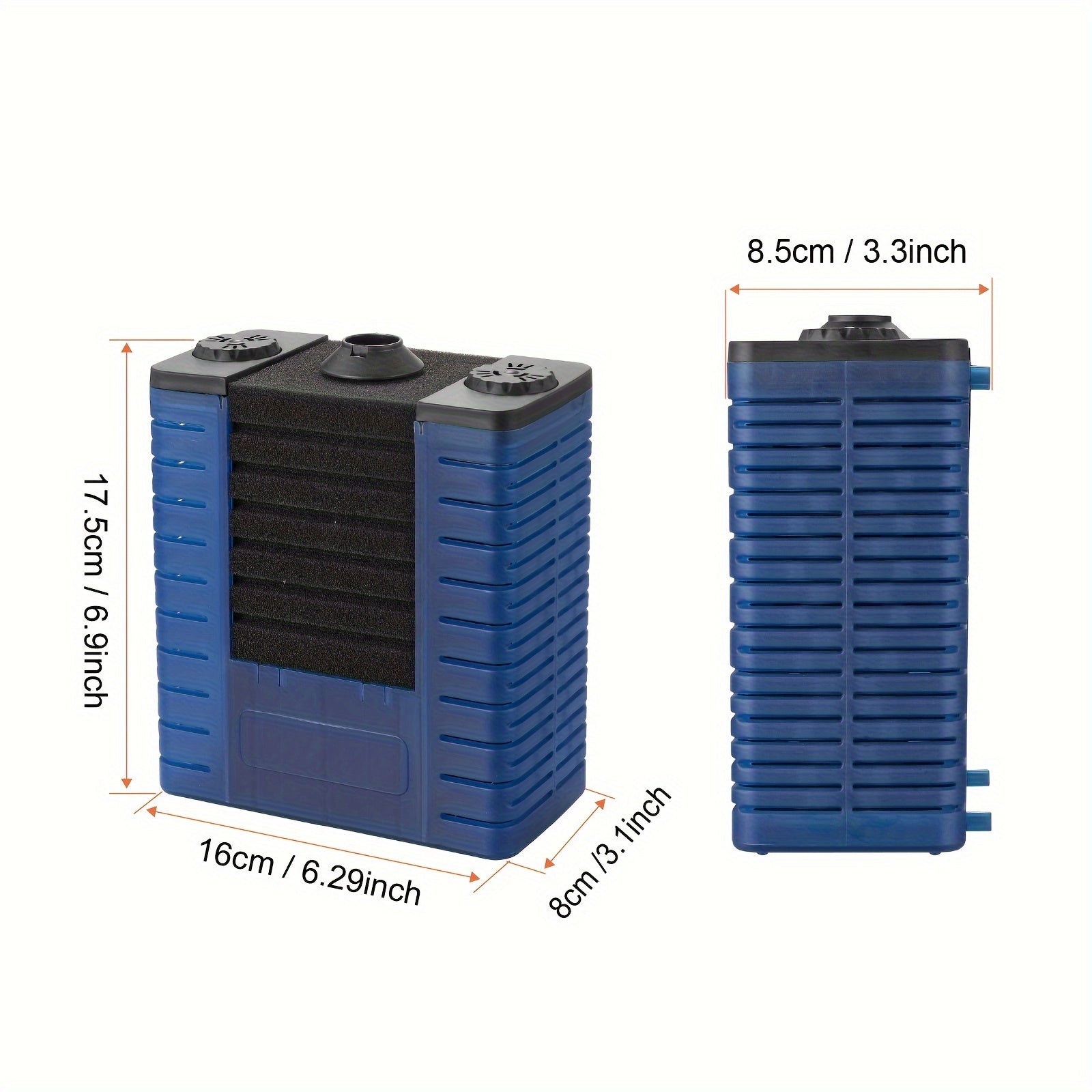 Silent Multifunctional Aquarium Water Pump with Built-in Filter for Fish Tanks