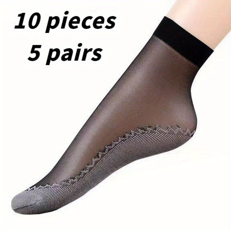 Ayollar uchun nafas oladigan paypoqlar, sirpanmaydigan, terni yutadigan paypoq bilan 10 juft