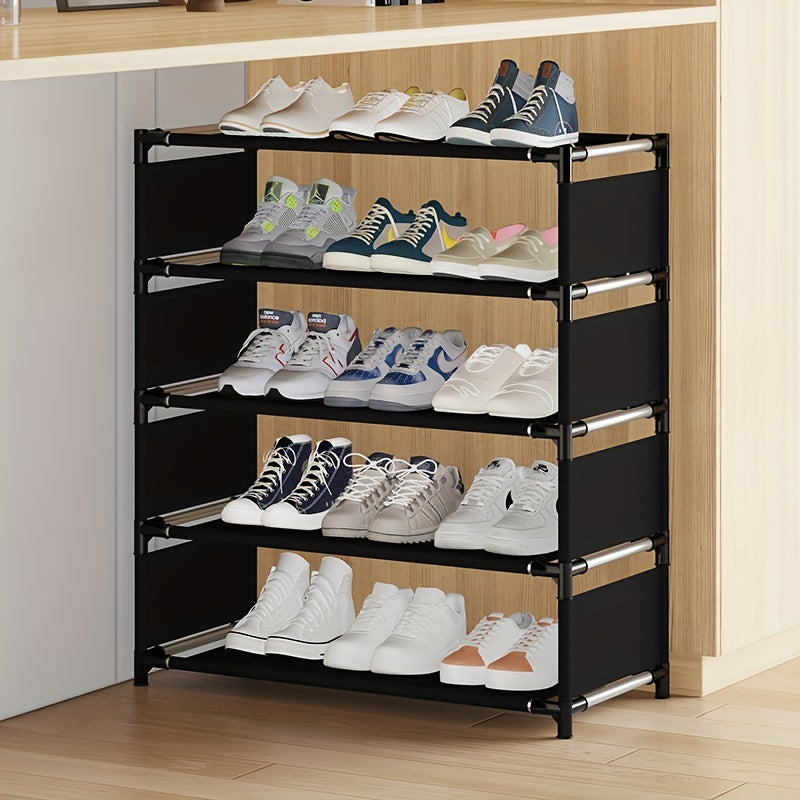 Yotoqxona va uylar uchun oson, ko'p qirrali saqlash uchun ko'p qavatli poyabzal tokchasi.