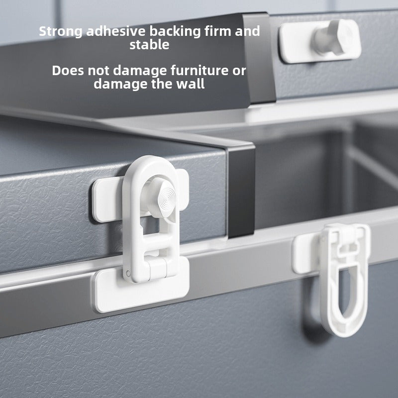 Refrigerator Door Lock Switch Rotatable No Drilling Multifunctional