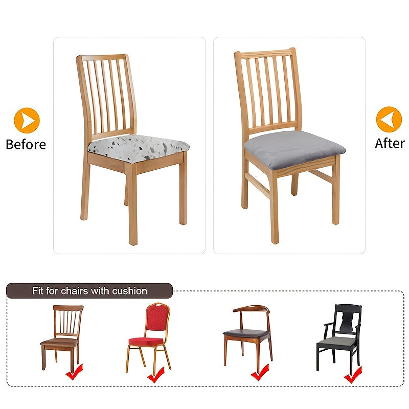 Velvet Dining Chair Slipcovers for Home and Event Decor, 1 Piece