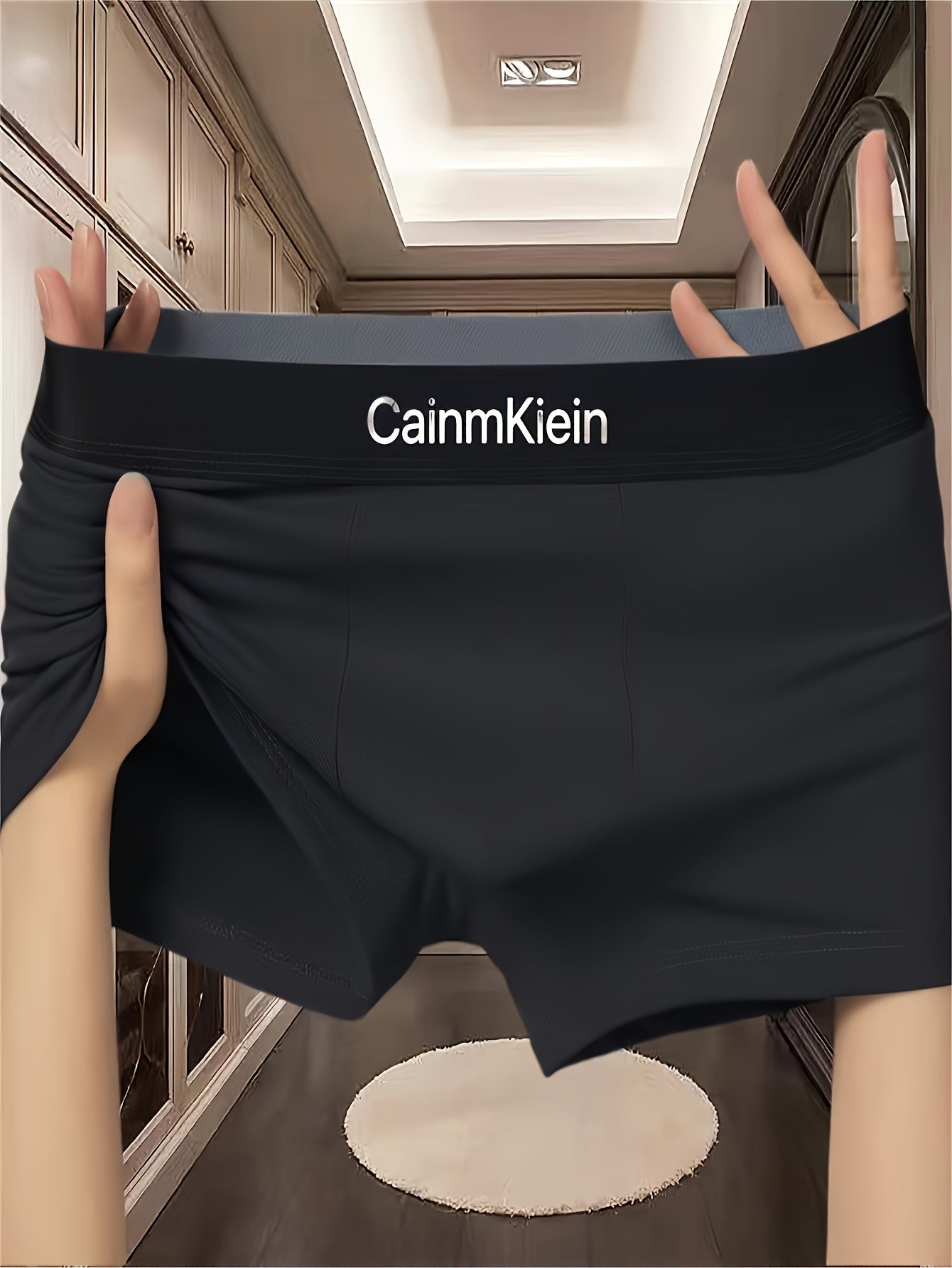 Men's Low-Rise Boxer Briefs Set of 6 Breathable Quick-Drying Polyester Spandex Underwear