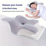 Ergonomik ortopedik bo'yin yostiq, yon yotuvchilar uchun sovuq, yumshoq, sekin qaytuvchi material bilan. Mashinada yuviladigan qopqoq. Bo'yin qo'llab-quvvatlash va qulay uyqu uchun ideal.