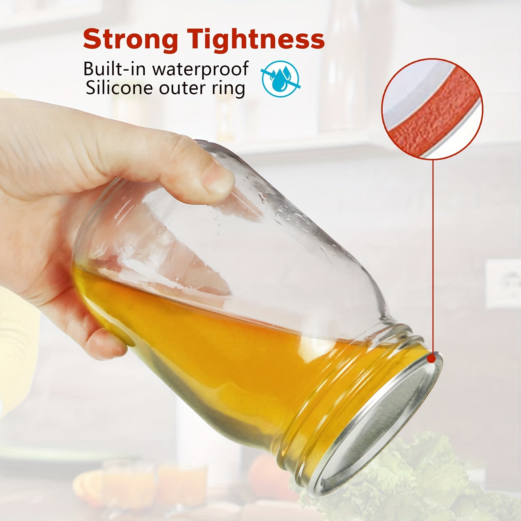 Wide Mouth Mason Jar Lids 70/86mm Tinplate Seal for Preserving and Decorating