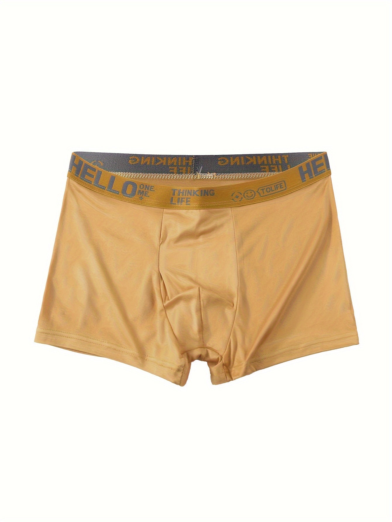 Men's Breathable Soft Stretch Quick-Drying Boxer Briefs Set 4 Pack