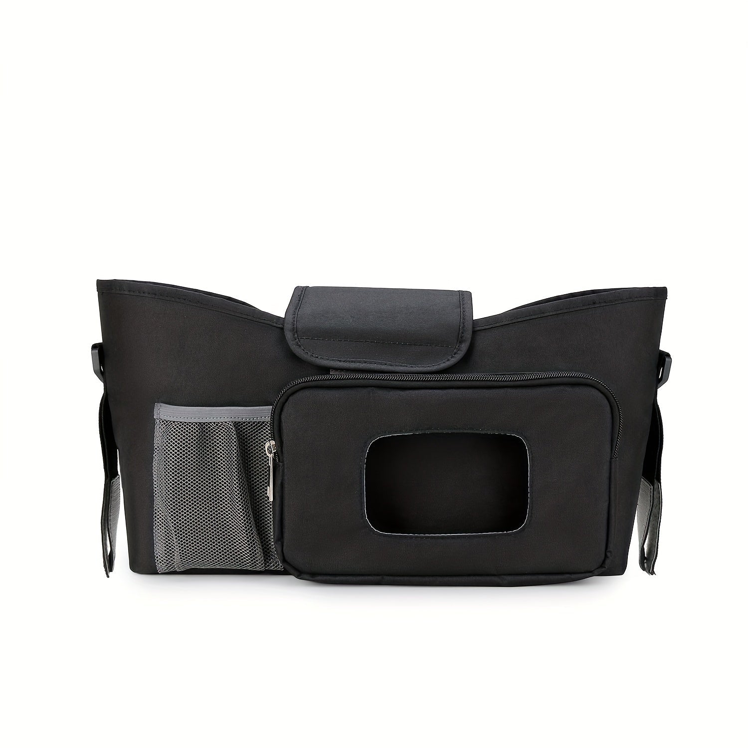 Stroller Organizer Outdoor Storage Bag with Wet Wipes and Paper Drawer for Moms