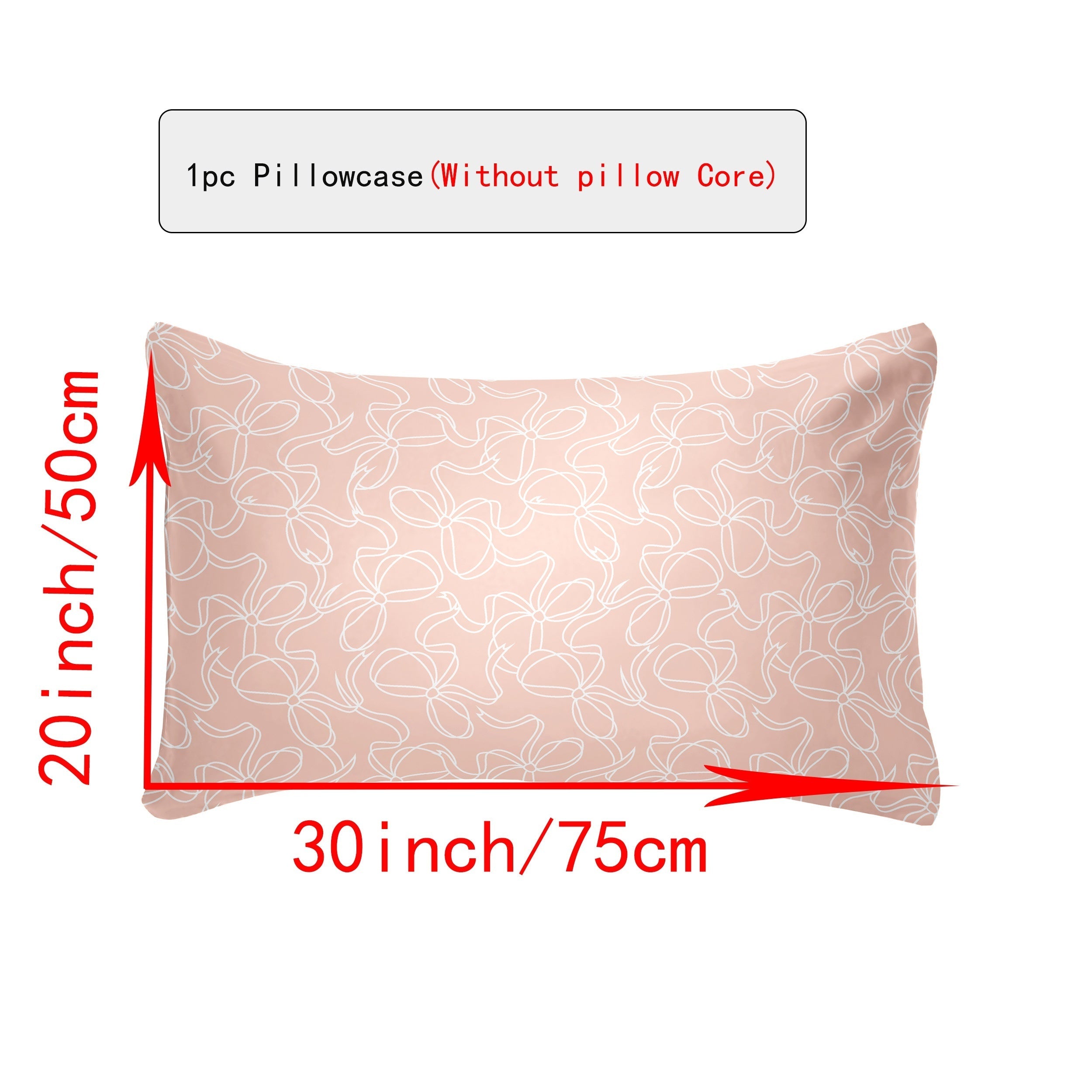 Breathable Polyester Throw Pillow Covers in White, Cream, Brown, Gray 30x50cm