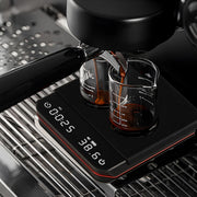 USB-заряжаемые кофейные весы с таймером, высокая точность, компактный дизайн для домашнего или уличного использования, автоматическая функция времени, материал ABS, литиевая батарея 350 мАч, стильные цифровые весы.