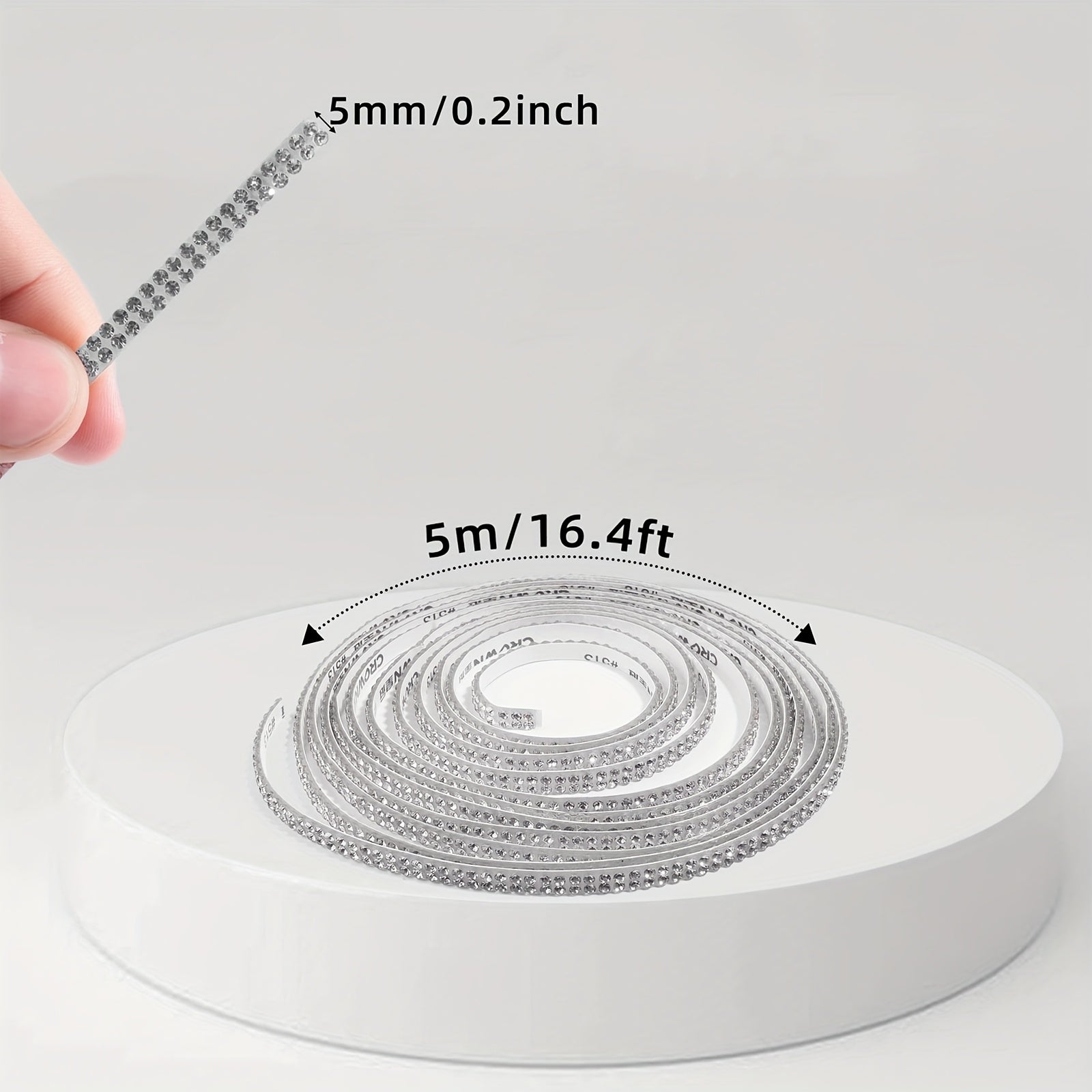 Pink White 89.92cm Car Dashboard Decor Self-Adhesive Trim Strips Interior Accessories