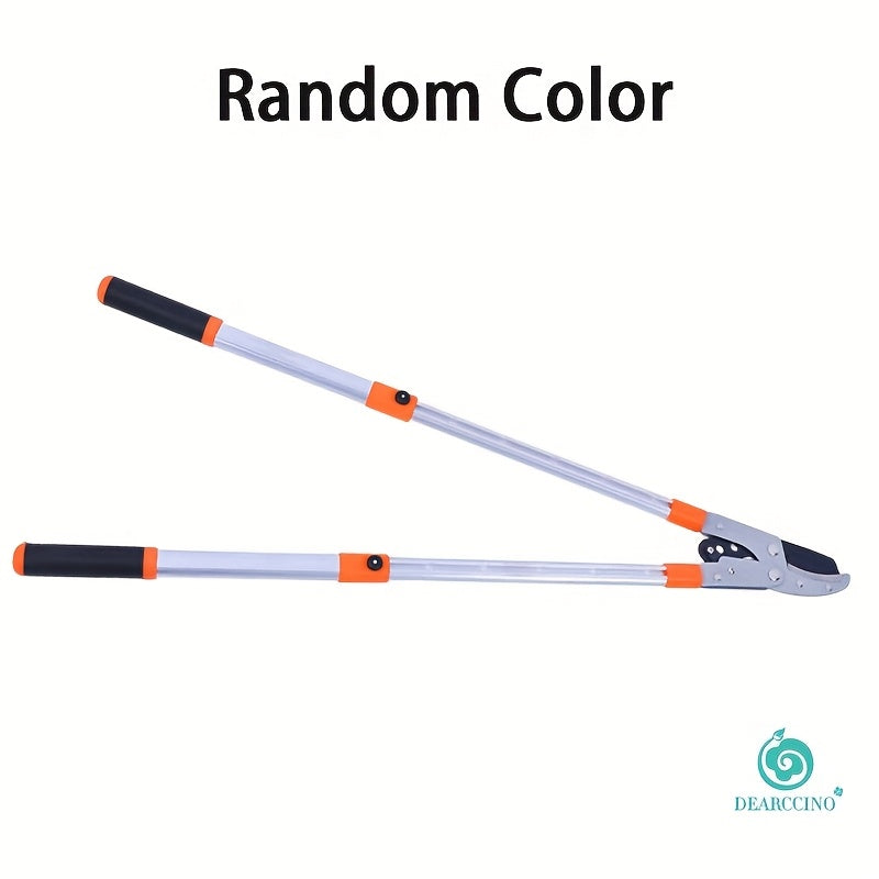 Telescopic Pruning Shears for Tall Branches and Hedges Alloy Steel Blade Ergonomic Handle