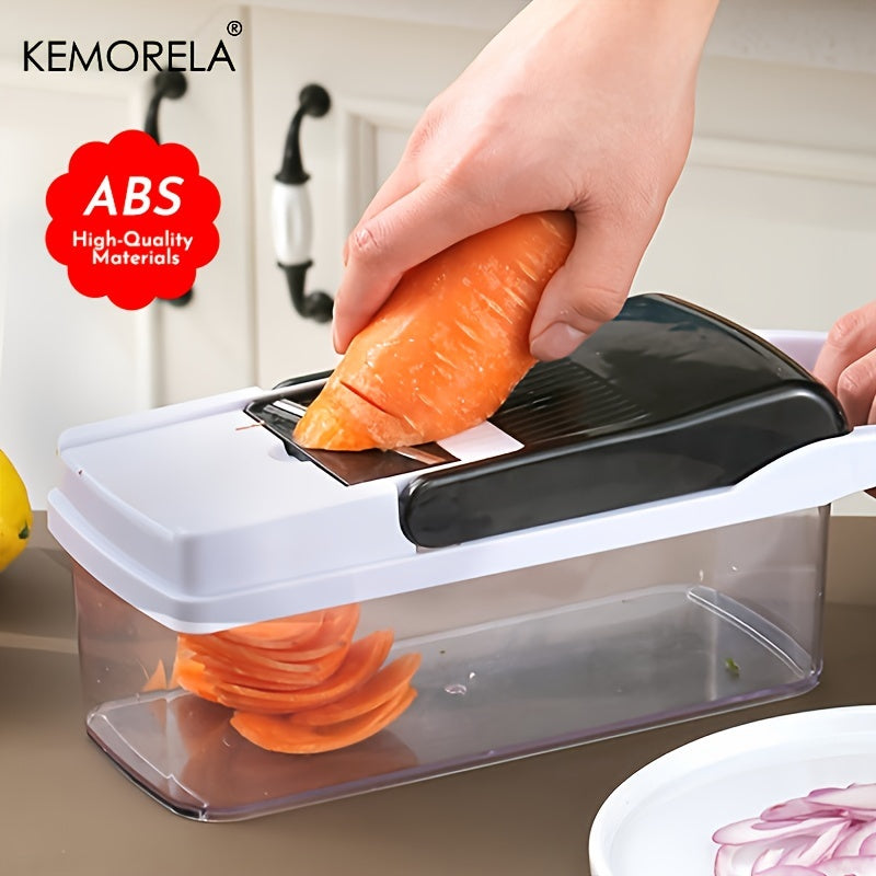 22-in-1 Vegetable Chopper and Fruit Slicer with Stainless Steel Blades