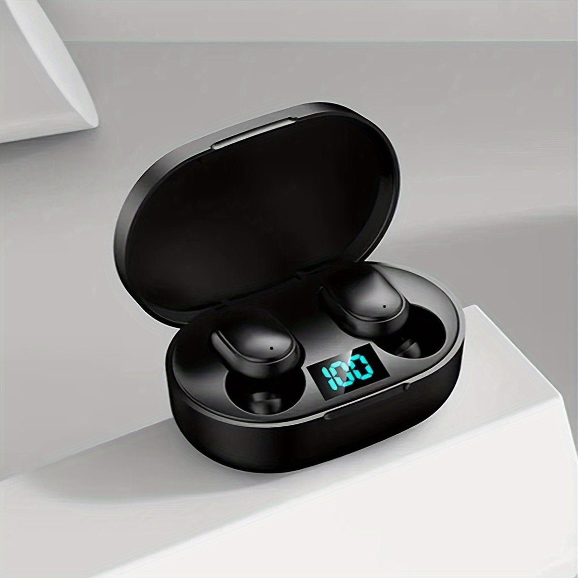 Mini Wireless Earbuds with LED Display HiFi Sound Microphone for Running