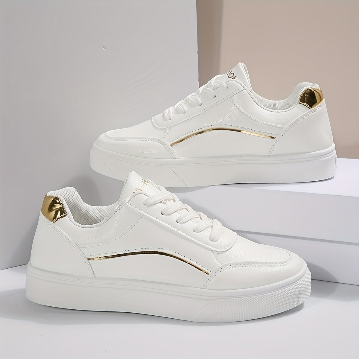 Women White Casual Sports Shoes for Travel and All Seasons