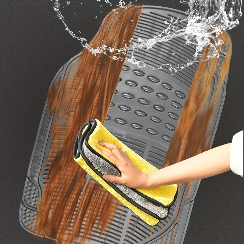 All-Weather Car Floor Mats PVC Non-slip Easy to Clean Universal Sedan SUV