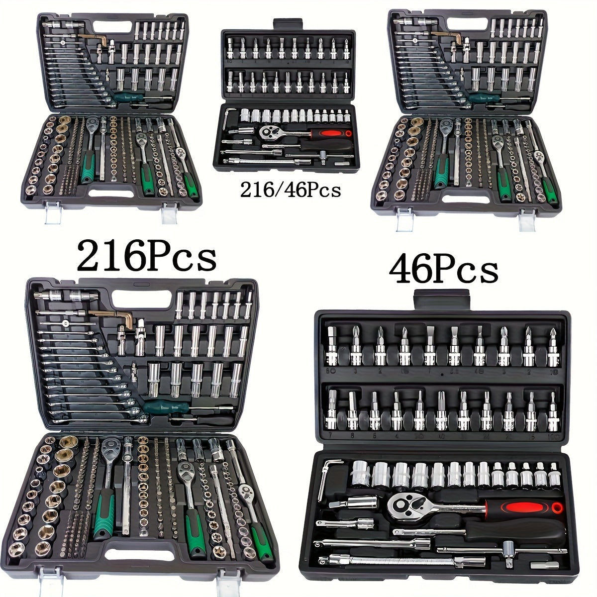 Multi-Purpose Car Motorcycle Repair Tool Kit with Storage Box