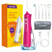 Hilo dental inalámbrico portátil, limpiador de dientes recargable, depósito de 300 ml