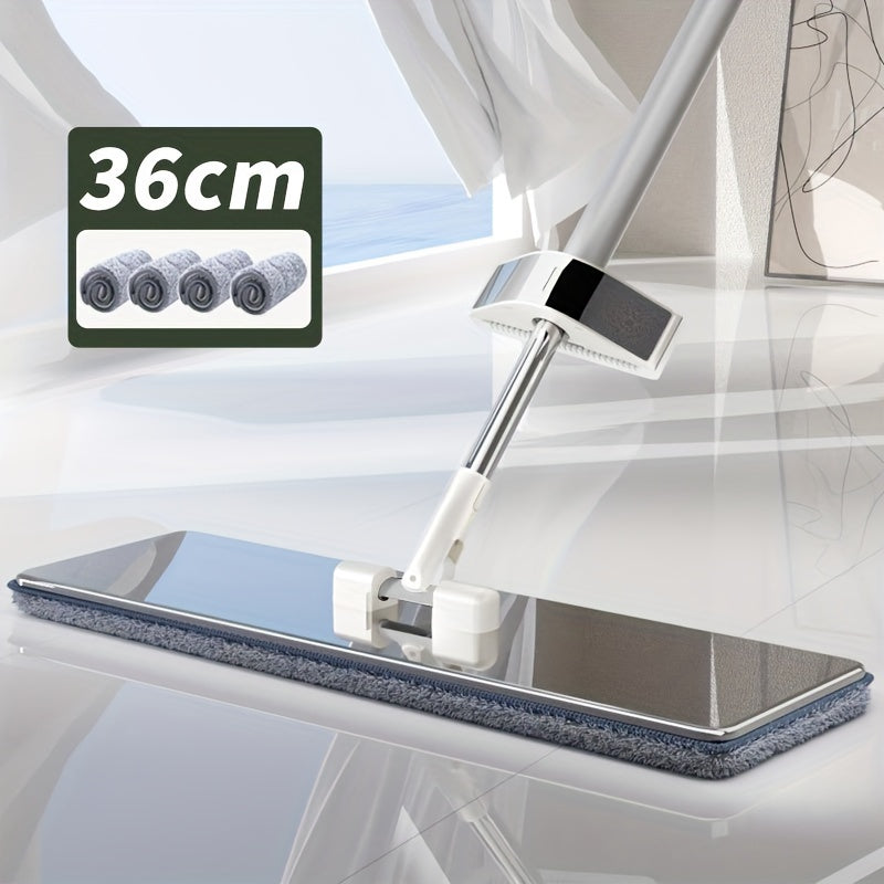 O'z-o'zidan siqiladigan zanglamaydigan po'latdan yasalgan tekis mopa - yashash xonalari, yotoq xonalari, hammomlar, oshxonalar va hojatxonalarni tozalash uchun mukammal