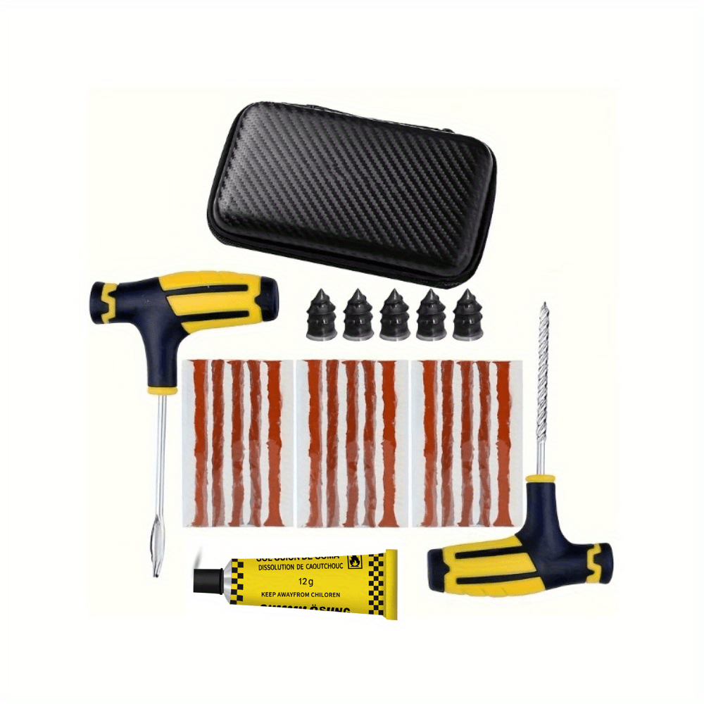 Набор для ремонта автомобильных шин с сильным клеем для устранения проколов и повреждений