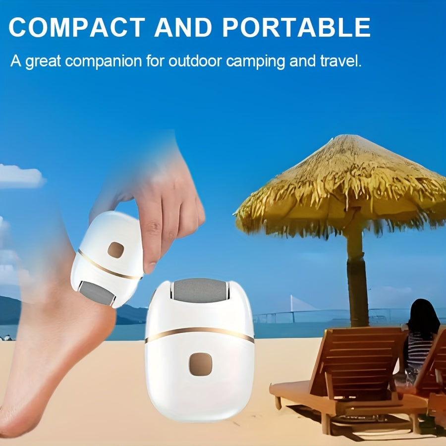 Rechargeable Electric Foot Grinder with Lithium Battery 2 Speeds Portable USB Charging Leather Polishing