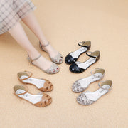 Women's Wedge Sandals Peep Toe Platform Buckle Strap All-Season