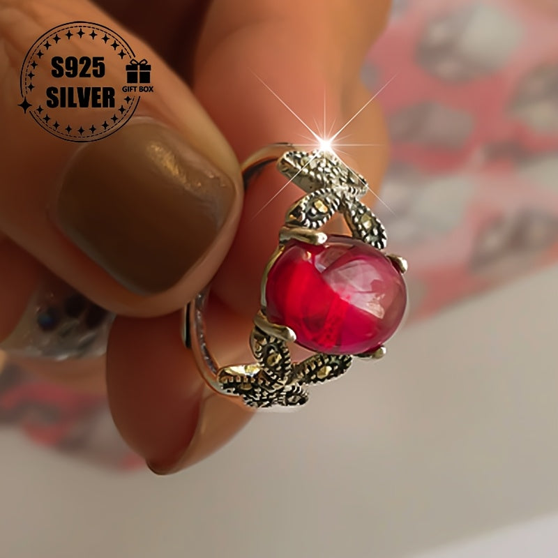 Anillo de mariposa de plata de ley para mujer, diseño abierto ajustable, joyería moderna