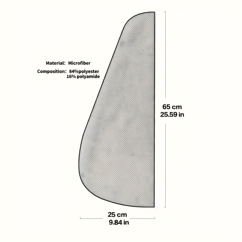 Microfiber Hair Wrap with Low-Lint Polyester Blend for Bathroom and Home Use