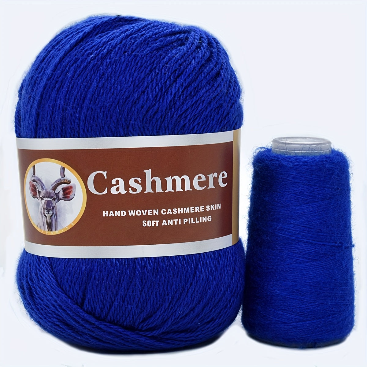 Hand-Woven Cashmere Blend Crochet Yarn 70 Cashmere 320m Assorted Colors