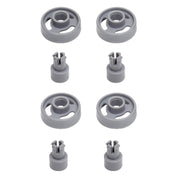 Juego de 4 poleas de cesta para lavavajillas para reemplazo de la bandeja inferior