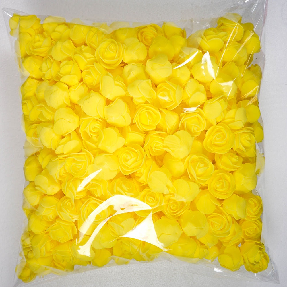 Artificial Foam Rose Flowers for Weddings Home Decor Scrapbooking Valentine's Day Gifts 50 Pack