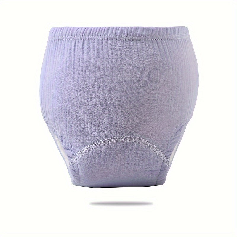 Унисекс тренировочные штаны для малышей - 6 штук, чисто хлопковые трусики для приучения к горшку для детей от 0 до 3 лет, водонепроницаемая подкладка, мягкие и дышащие тканевые подгузники - необходимое снаряжение для приучения младенцев к горшку