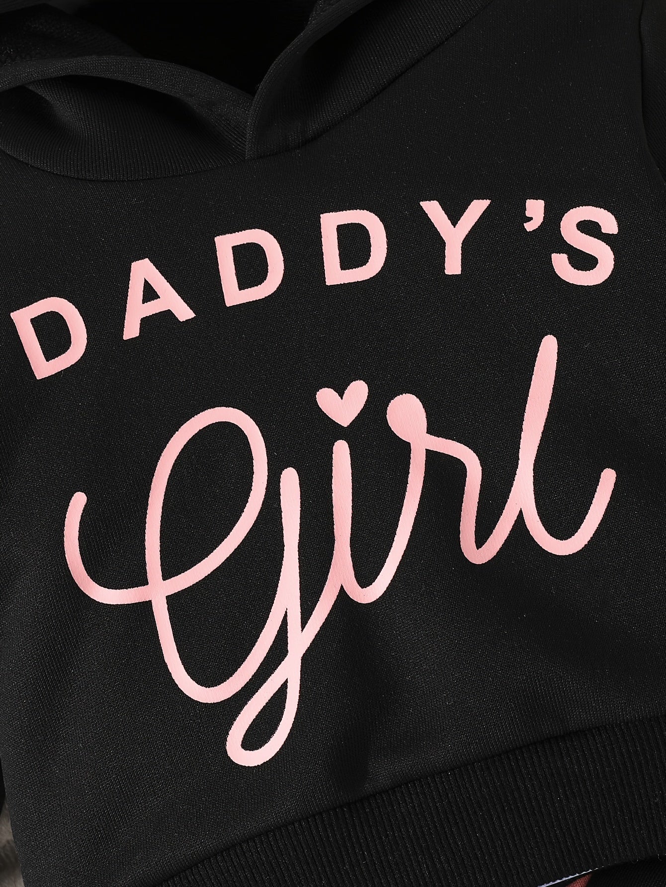 Baby Girl Casual Outfit Set with Hooded Sweatshirt and Bow Trousers for Spring and Fall