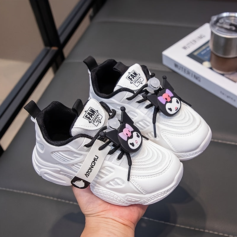 Kids' Cartoon Closure Sneakers with Breathable Mesh and Soft Sole for Boys and Girls