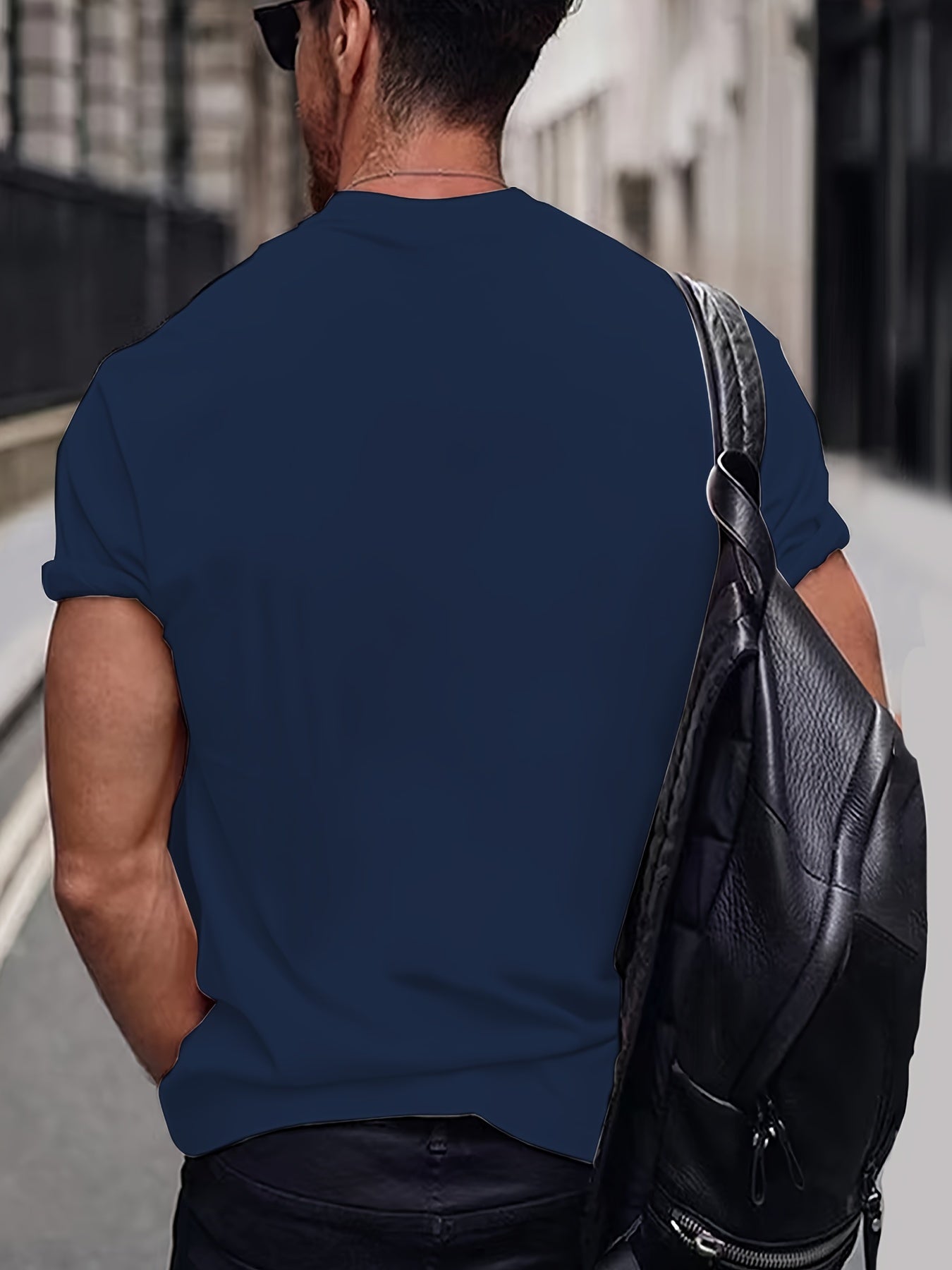 Мужская спортивная футболка большого размера с 3D-принтом Эйфелевой башни, короткий рукав, круглый вырез, полиэстер