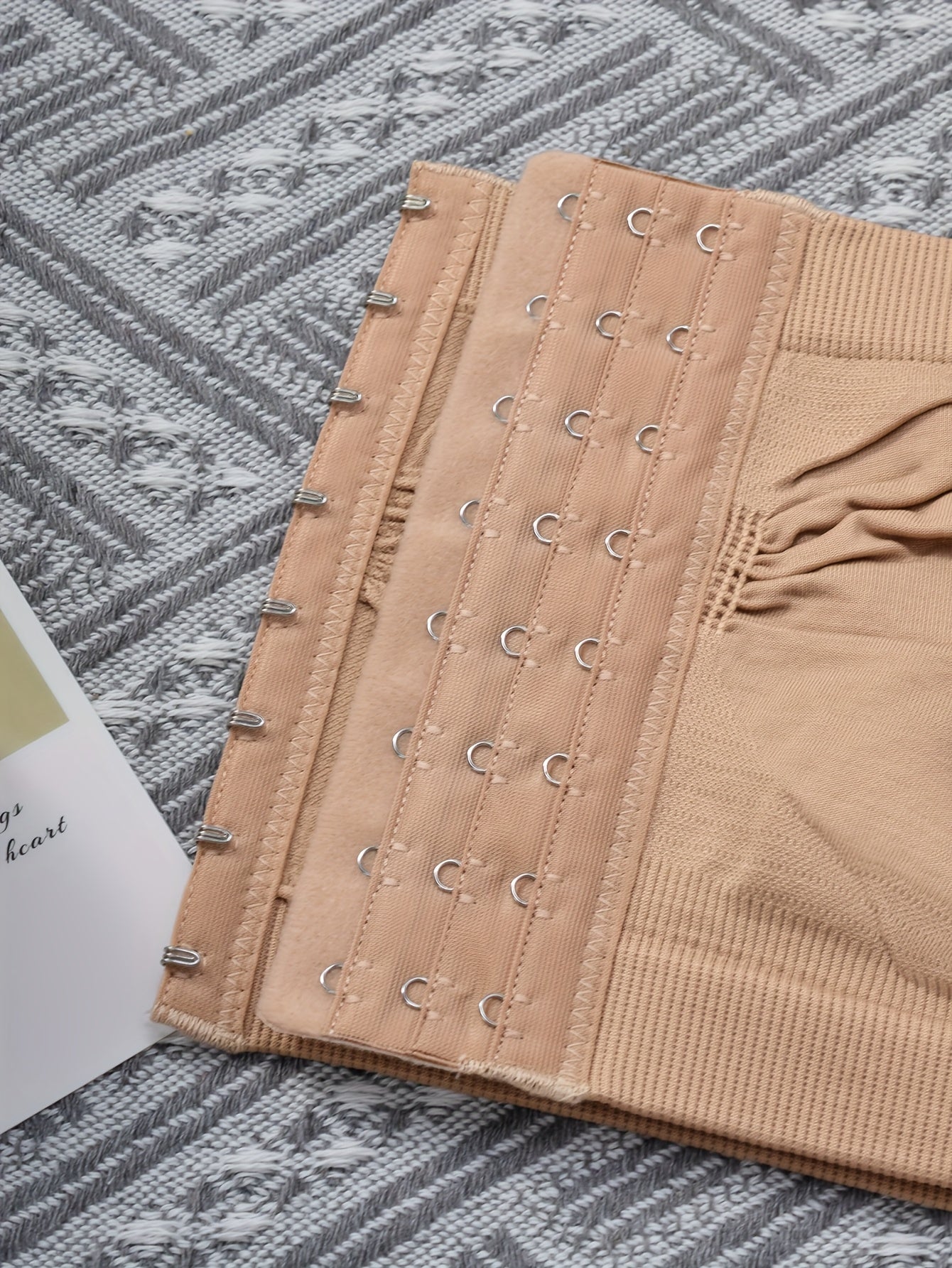 Plus Size Seamless Breathable No Underwire Bra With Front Closure