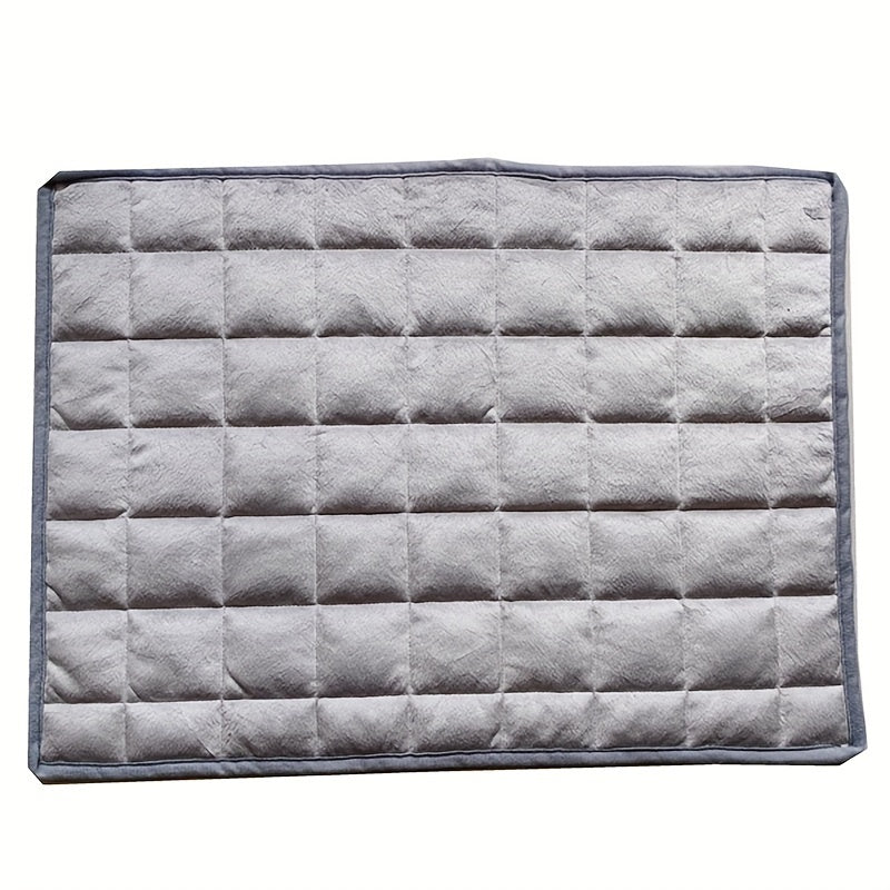 Plaid Dog Bed with Plush Cushion Non-Skid Bottom Machine Washable for All Breeds