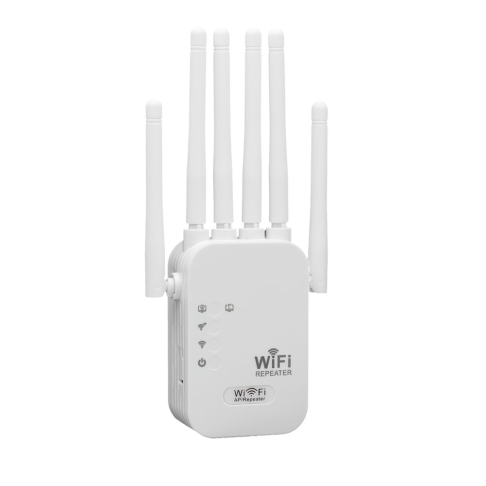 WiFi Extender 2.4GHz Signal Booster with Ethernet Port European Plug Repeater Mode