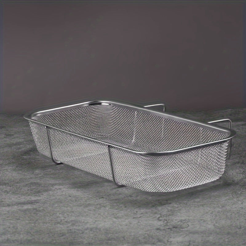 Stainless Steel Sink Drainage Basket for Kitchen Utensils No Batteries Needed