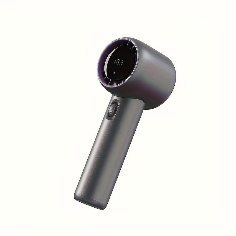 Portable Handheld Fan with Digital Display, Ultra-Quiet, Rapid Cooling