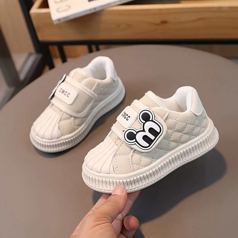 Unisex Kids Shell Toe Skate Shoes Non Slip Casual Sneakers for Outdoor Activities