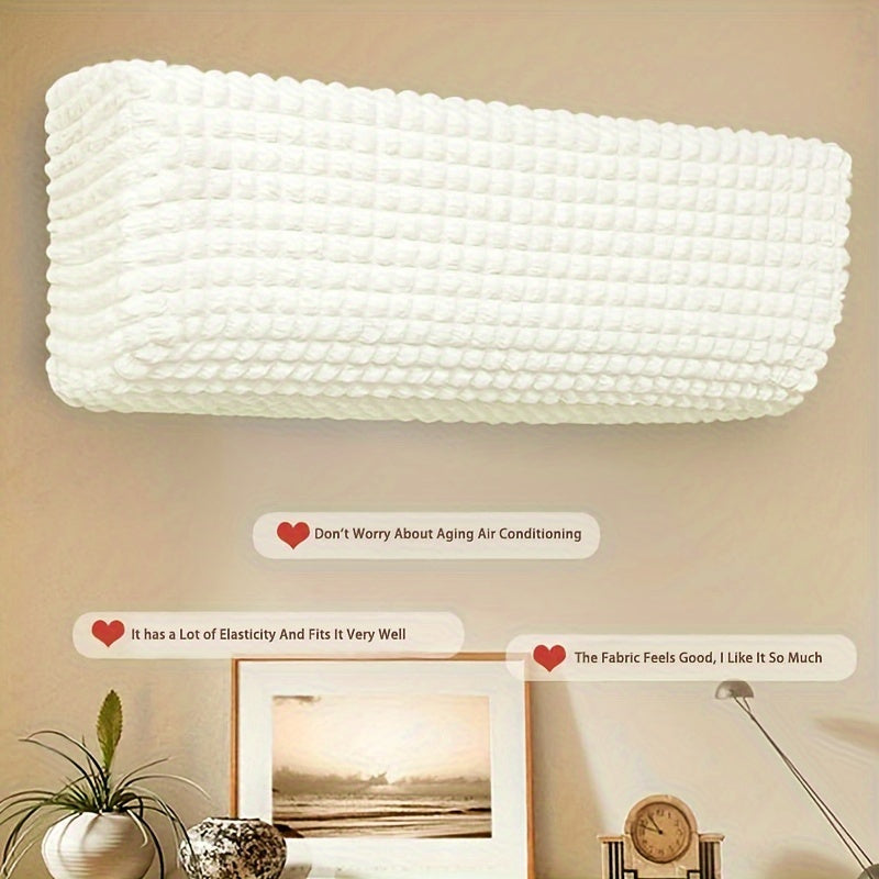 Indoor Wall-Mounted Air Conditioner Cover with Remote Control, Elastic Horn Material