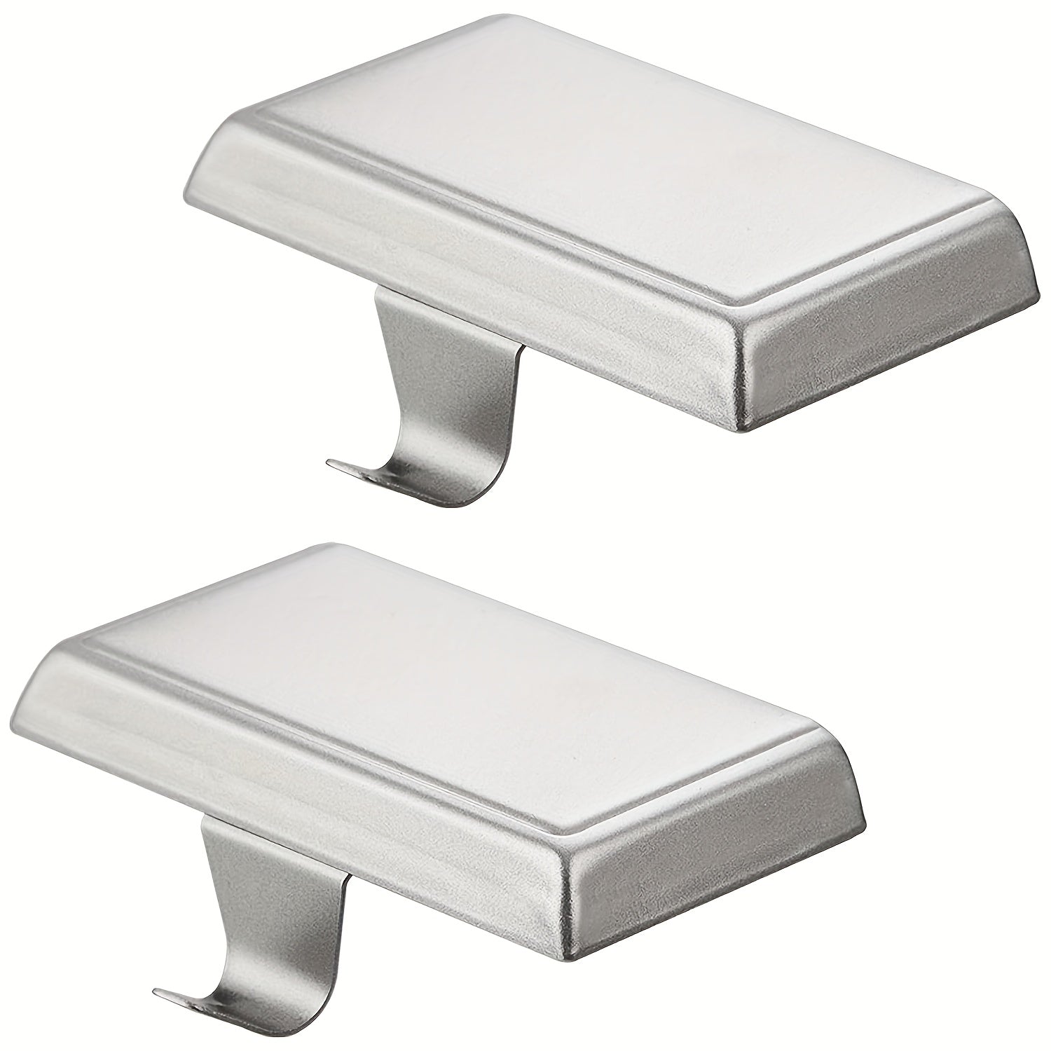 Set of 2 Metal Christmas Stocking Holders Multi-Use Hooks for Mantel and Decor